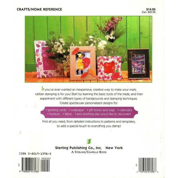 The Great Rubber Stamp Book-Designing, Making, Using Dee Gruenig Paperback 1997 - Picture 2 of 2
